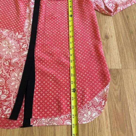 Rebecca Taylor Women Top SIZE 6 100% Silk Long Sleeve Button Career Shirt - Picture 5 of 8